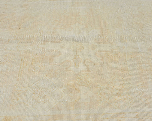 6 Ft Vintage Persian Style Hand Knotted Distressed Low Pile Wool Runner Rug